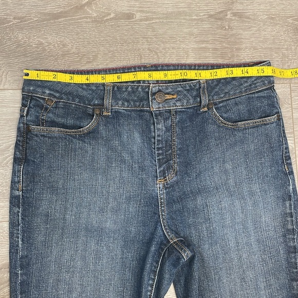 Talbots Curvy Slim Ankle Denim Jeans 10/30 - Picture 8 of 15